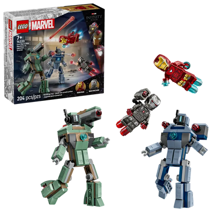 LEGO® Marvel Iron Man & War Machine vs Hammer Drones (76320)
