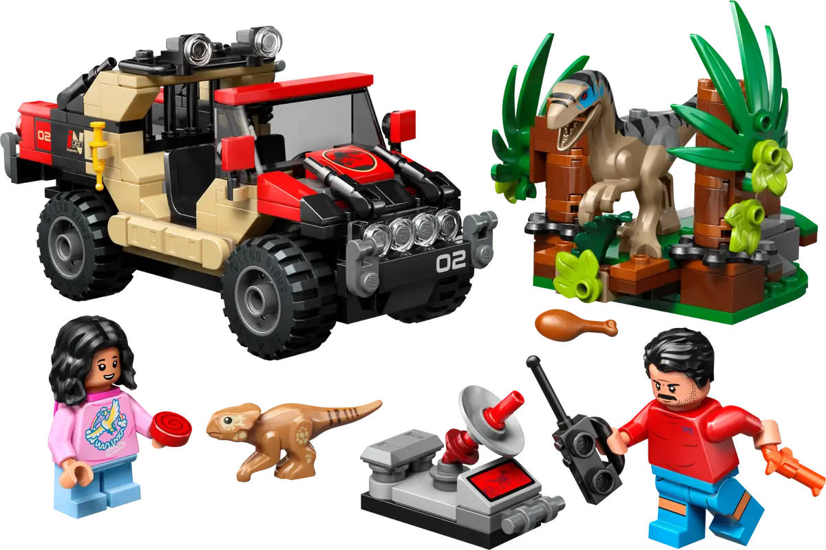 LEGO® Jurassic World Raptor Off-Road Escape (76972)