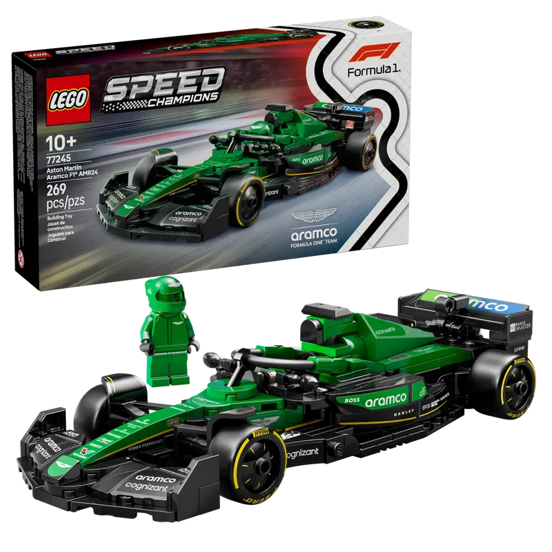LEGO® Speed Champions Aston Martin Aramco F1® AMR24 Race Car (77245)