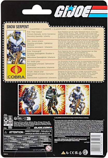 GI Joe Classified Retro Cardback Snow Serphent (F9864)