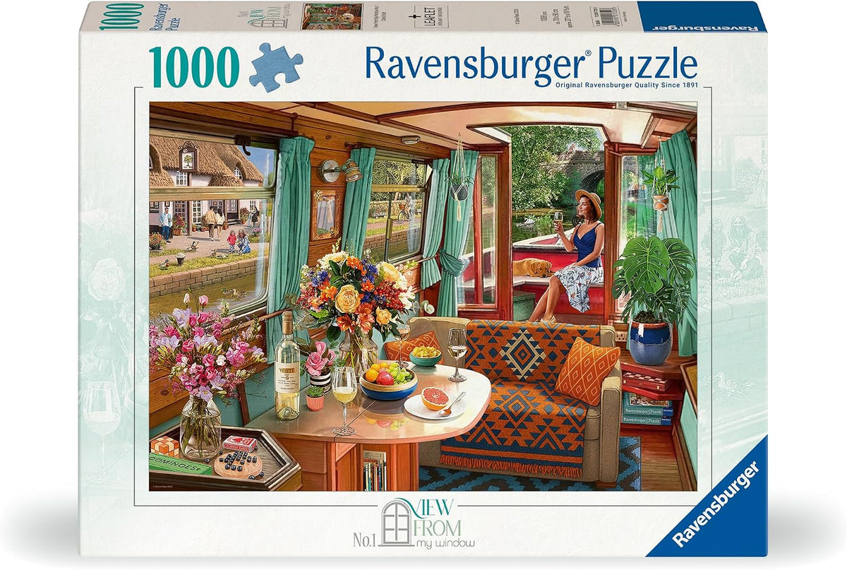 Canal Boat 1000pc Puzzle