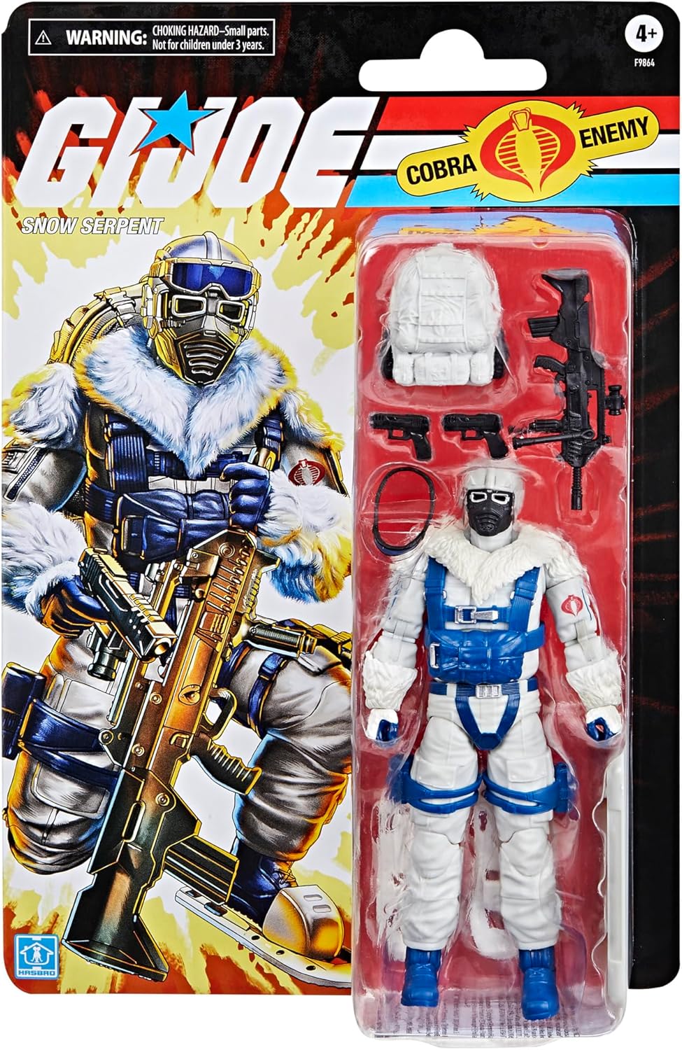 GI Joe Classified Retro Cardback Snow Serphent (F9864)