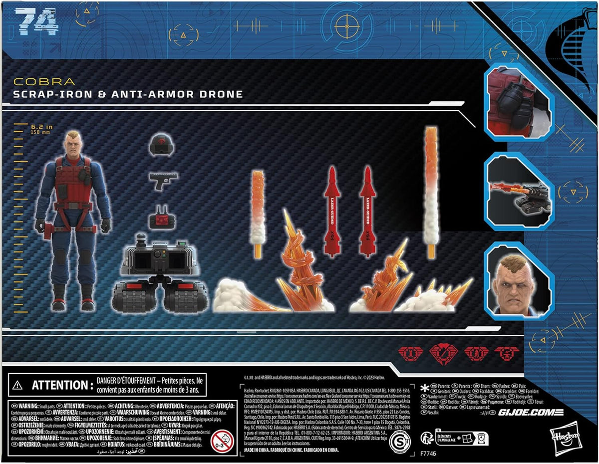 GI Joe Classified Scrap-Iron & Anti-Armor Drone #74 (F7746)