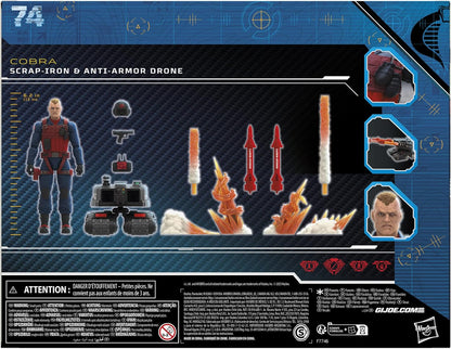 GI Joe Classified Scrap-Iron & Anti-Armor Drone #74 (F7746)