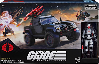 GI Joe Classified Cobra Night Attack 4-WD Stinger Vehicle with Driver (F9231)