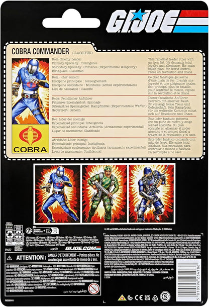 GI Joe Classified Retro Cardback Cobra Commander (F9677)