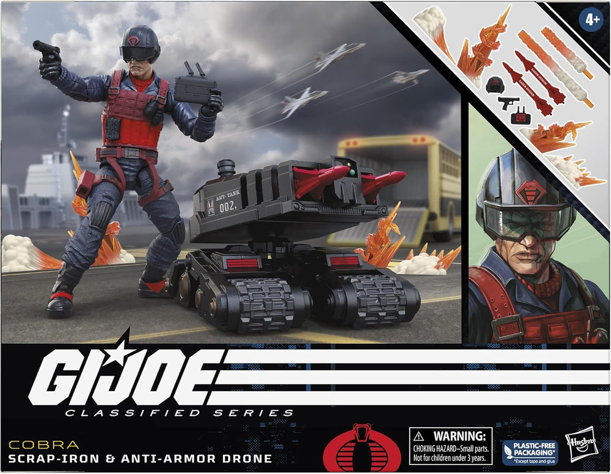 GI Joe Classified Scrap-Iron & Anti-Armor Drone #74 (F7746)