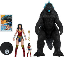 DC Multiverse Wonder Woman vs Godzilla Megafig