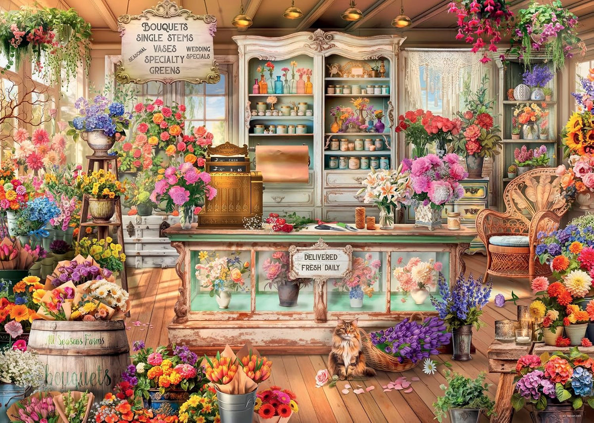 All Seasons Flower Shop 1000 Pc Puzzle