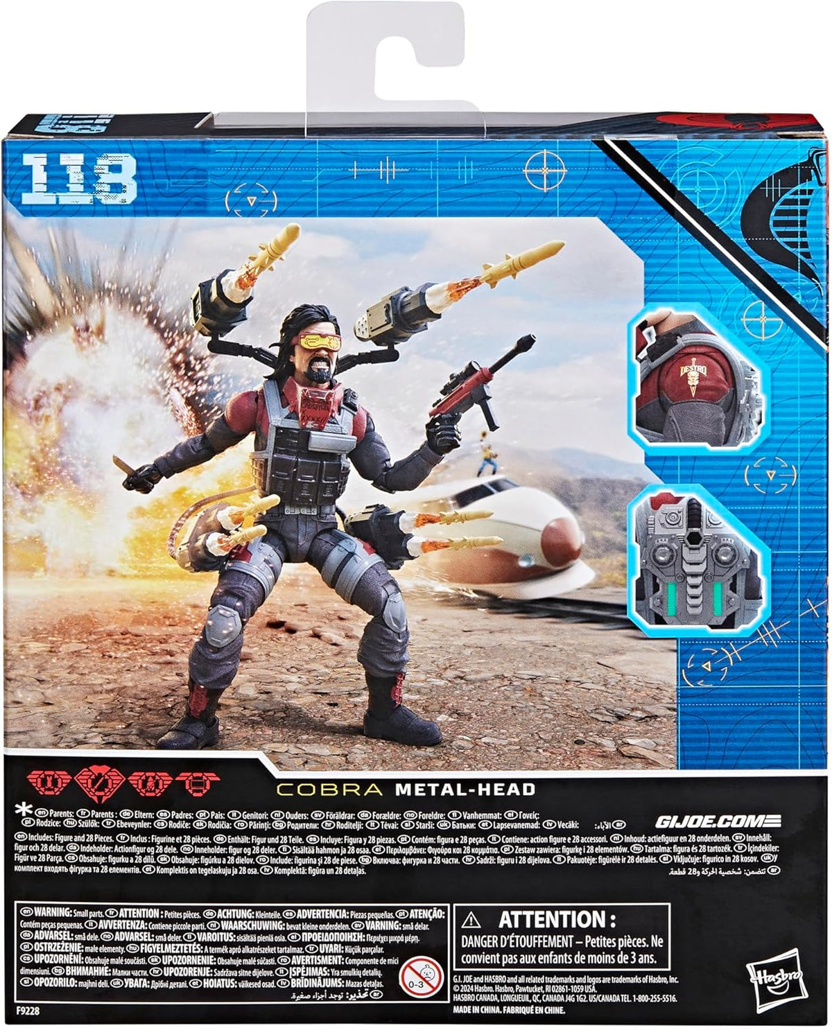 GI Joe Classified Iron Grenadier Metal-Head #118 (F9228)