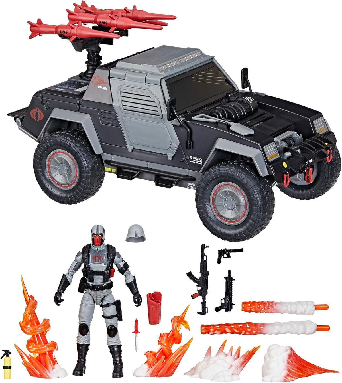 GI Joe Classified Cobra Night Attack 4-WD Stinger Vehicle with Driver (F9231)