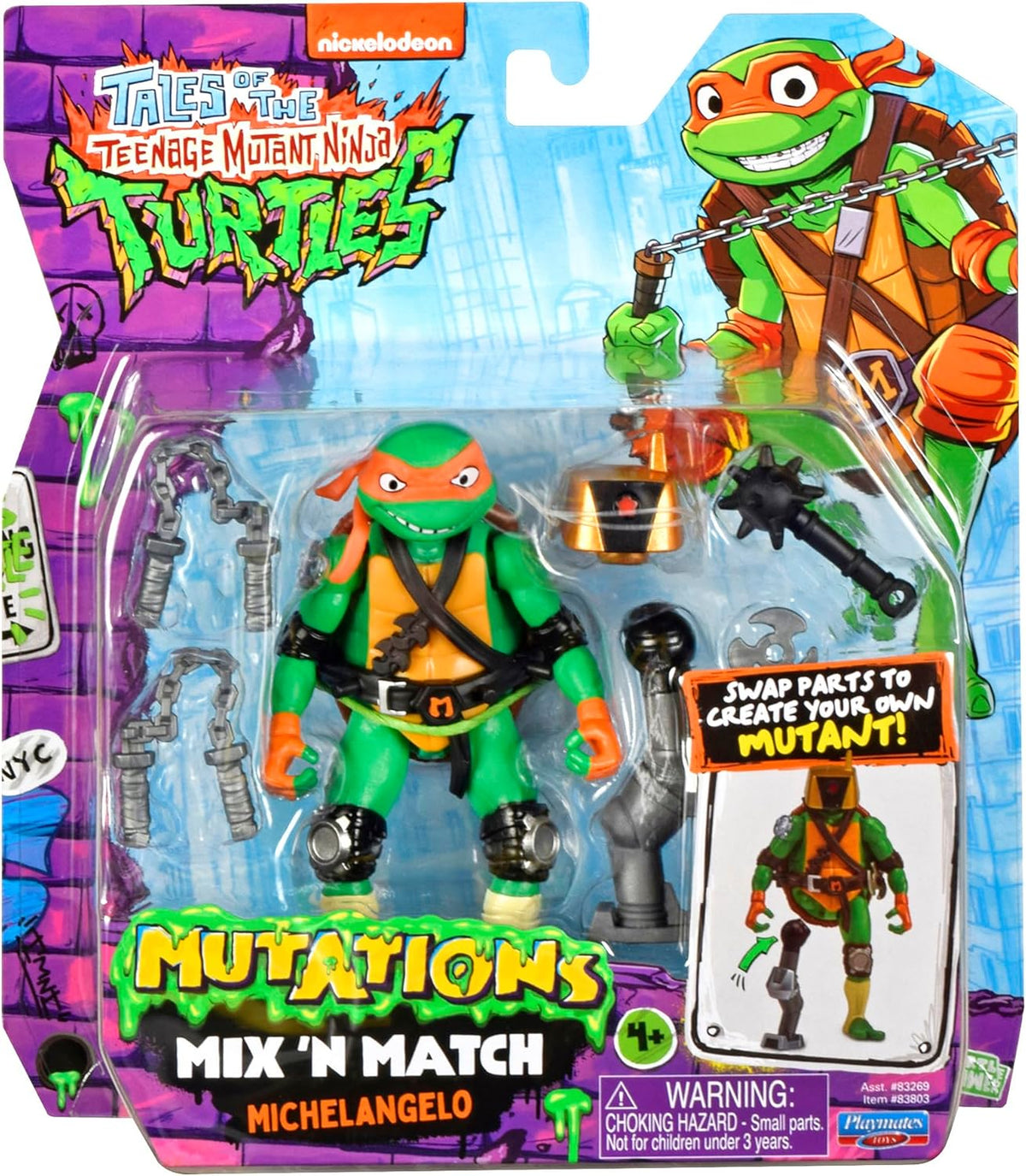 TMNT Tales of the TMNT Mix N Match Michelangelo (Playmates)