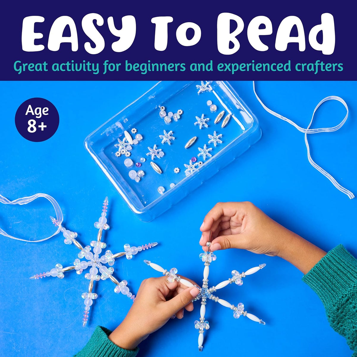 Beaded Snowflake Ornaments