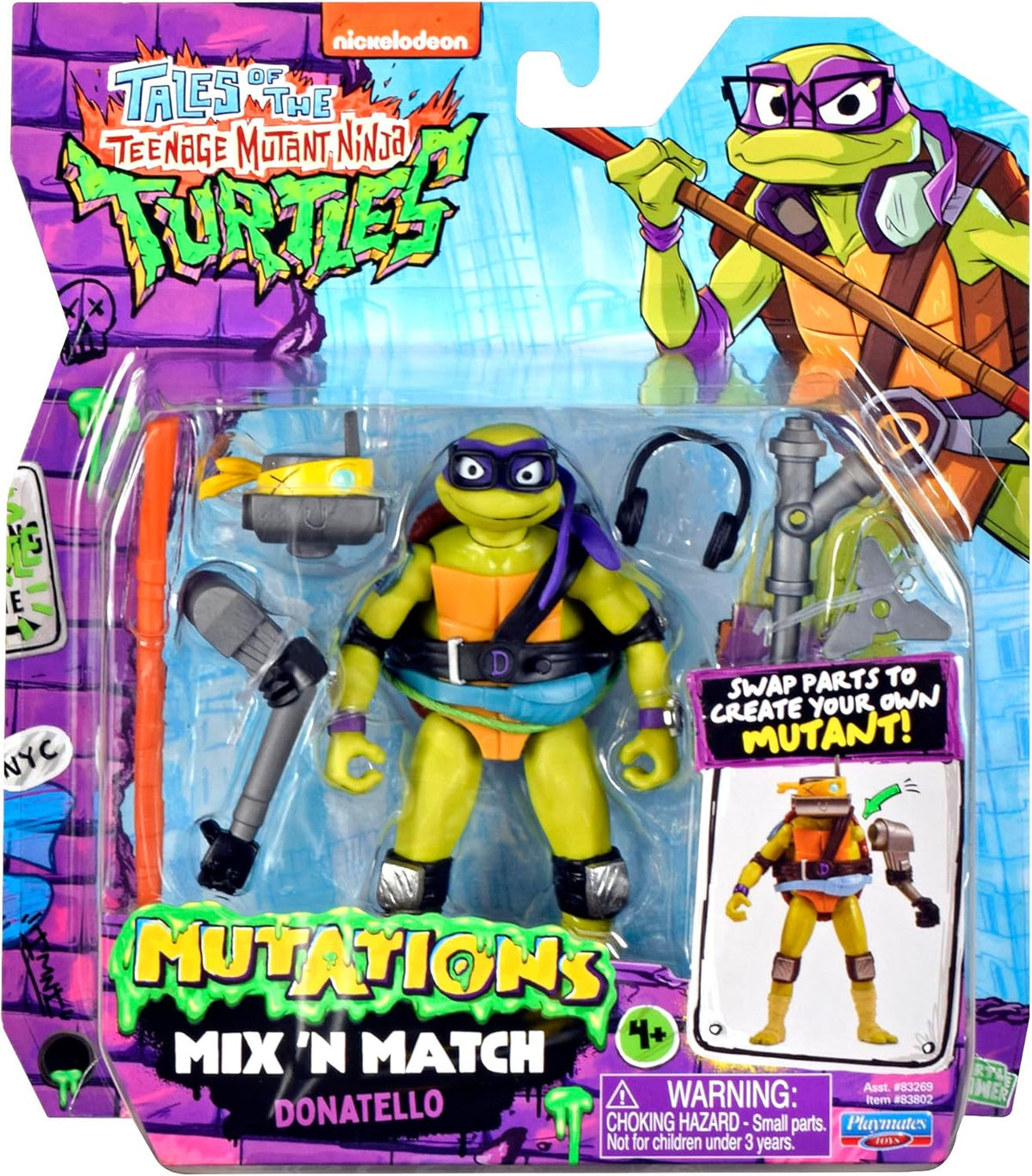 TMNT Tales of the TMNT Mix N Match Donatello (Playmates)