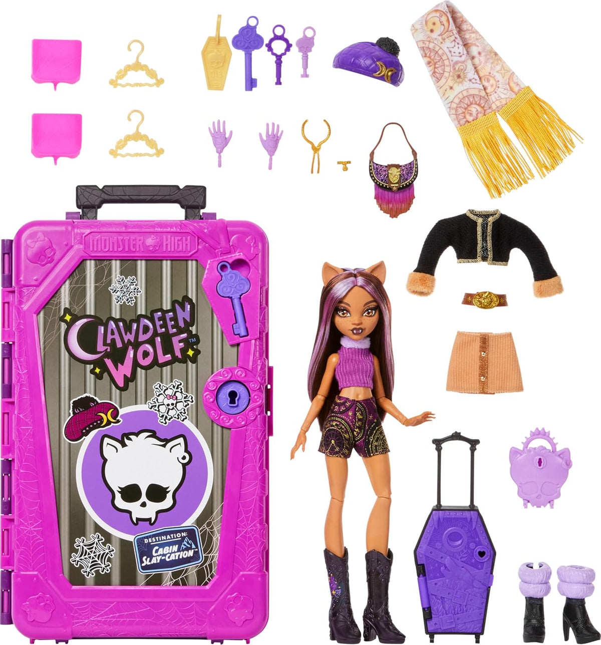 Monster High Skulltimate Secrets W8 Doll 1 Clawdeen Wolf