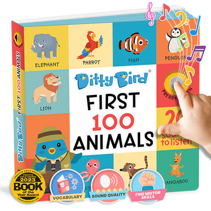 First 100 Animals Interactive Sound Book