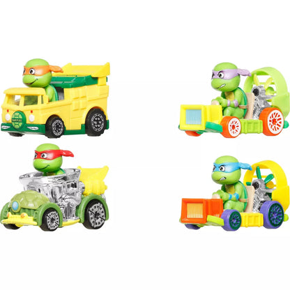 Hot Wheels Racerverse 4pk Teenage Mutant Ninja Turtles TMNT