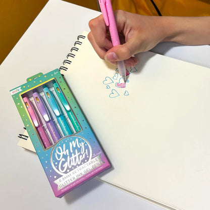 Oh My Glitter!: Retractable Glitter Ink Gel Pens