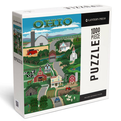 Ohio Retro Countryside 1000 Piece