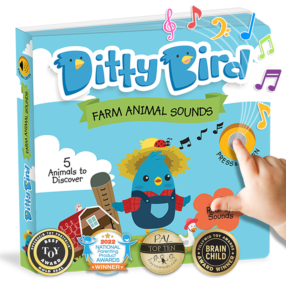 Ditty Bird Farm Animal | Baby Sound Book Farm