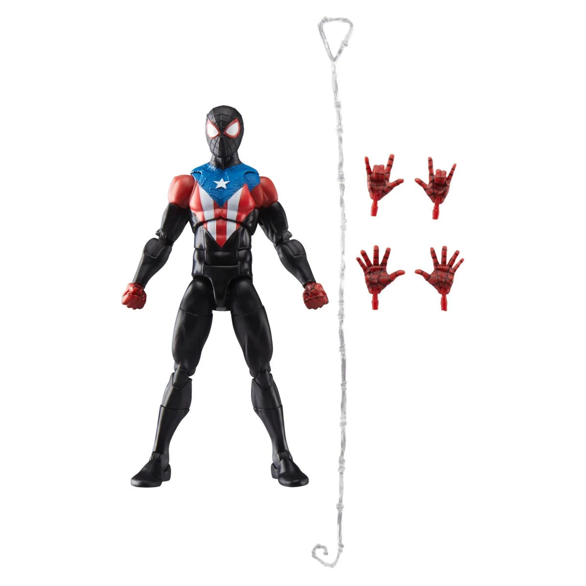 Marvel Legends Spider-Man Gamerverse Miles Morales Boricua Suit 6-Inch Action Figure
