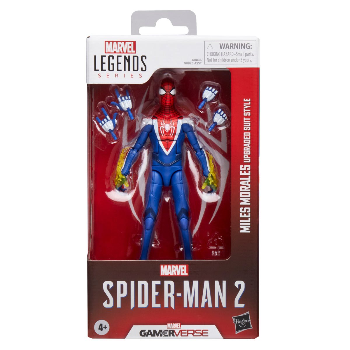 Marvel Legends Spider-Man Gamerverse Miles Morales Upgraded Suit Style 6-Inch Action Figure