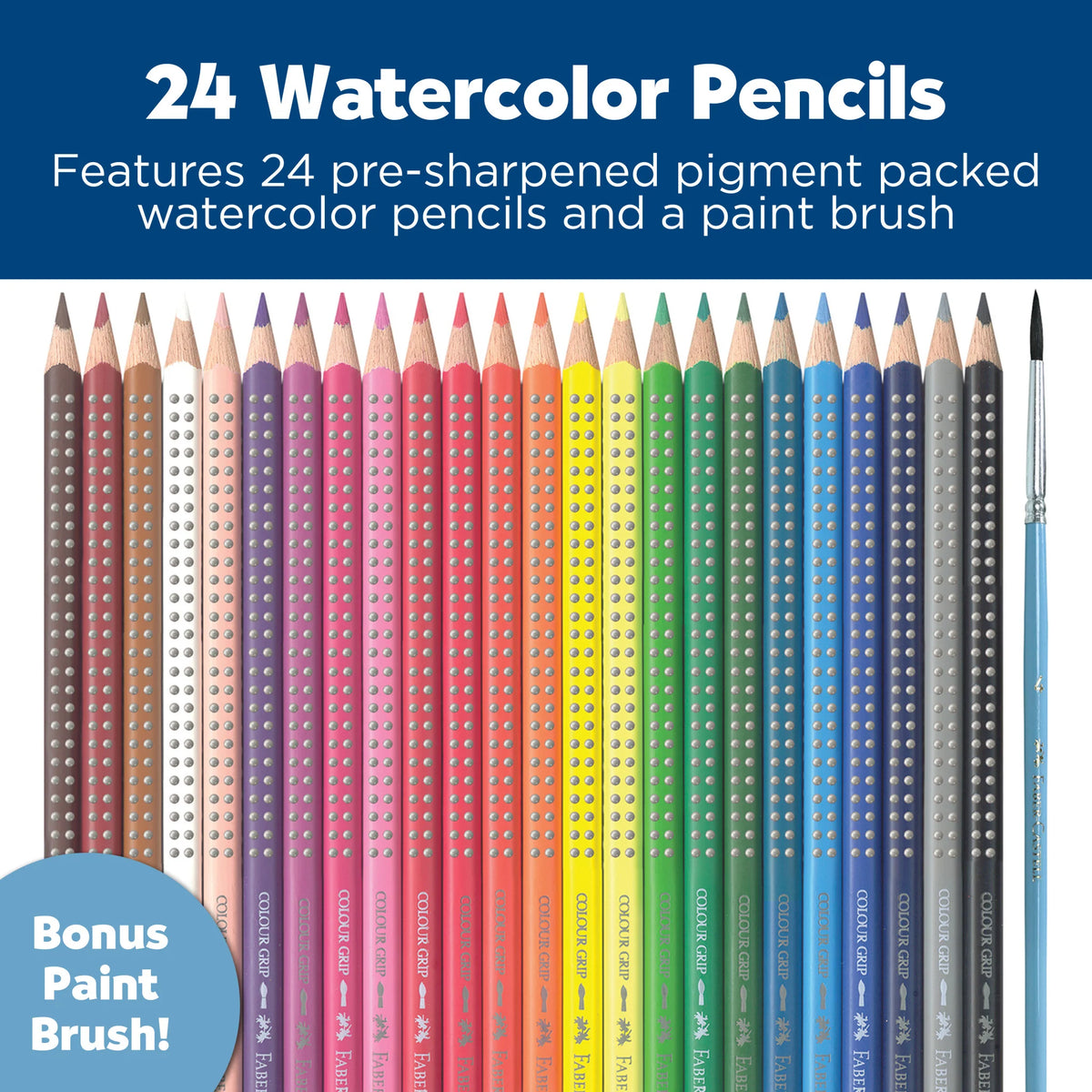 24ct Grip Watercolor EcoPencils
