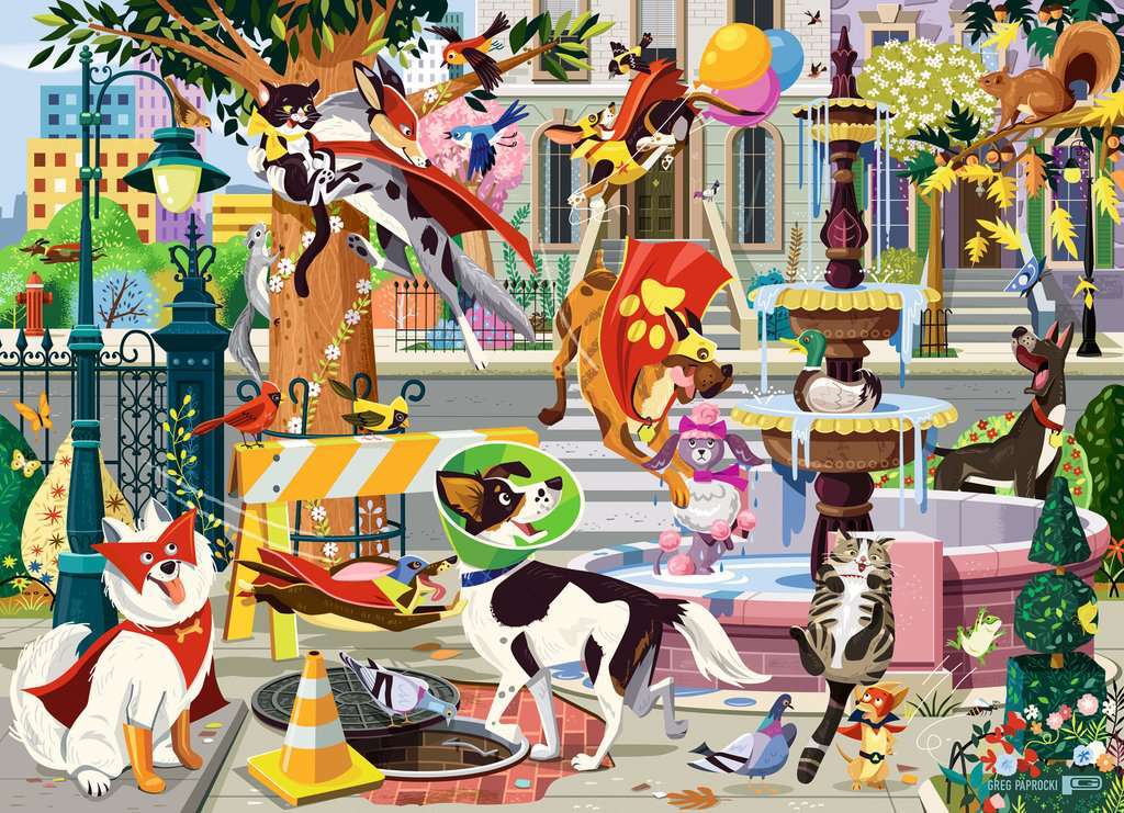 Super Dogs to the Rescue 60 Pc Puzzle
